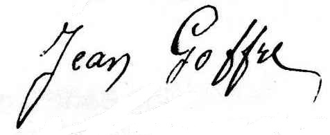 Signature Jean Goffre